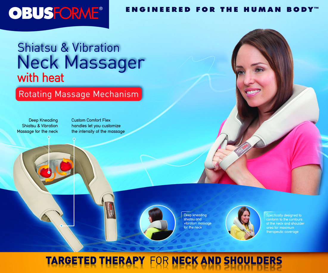 Shiatsu and Vibration Neck Massager with Heat (SM-SNM-02)